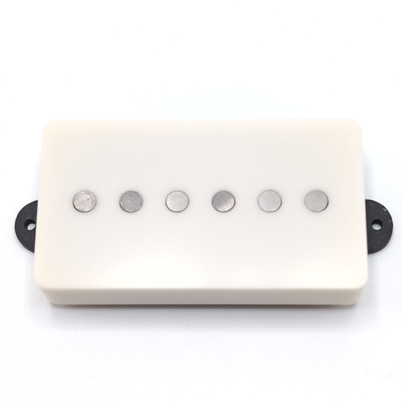 Aged white pickup on a white background