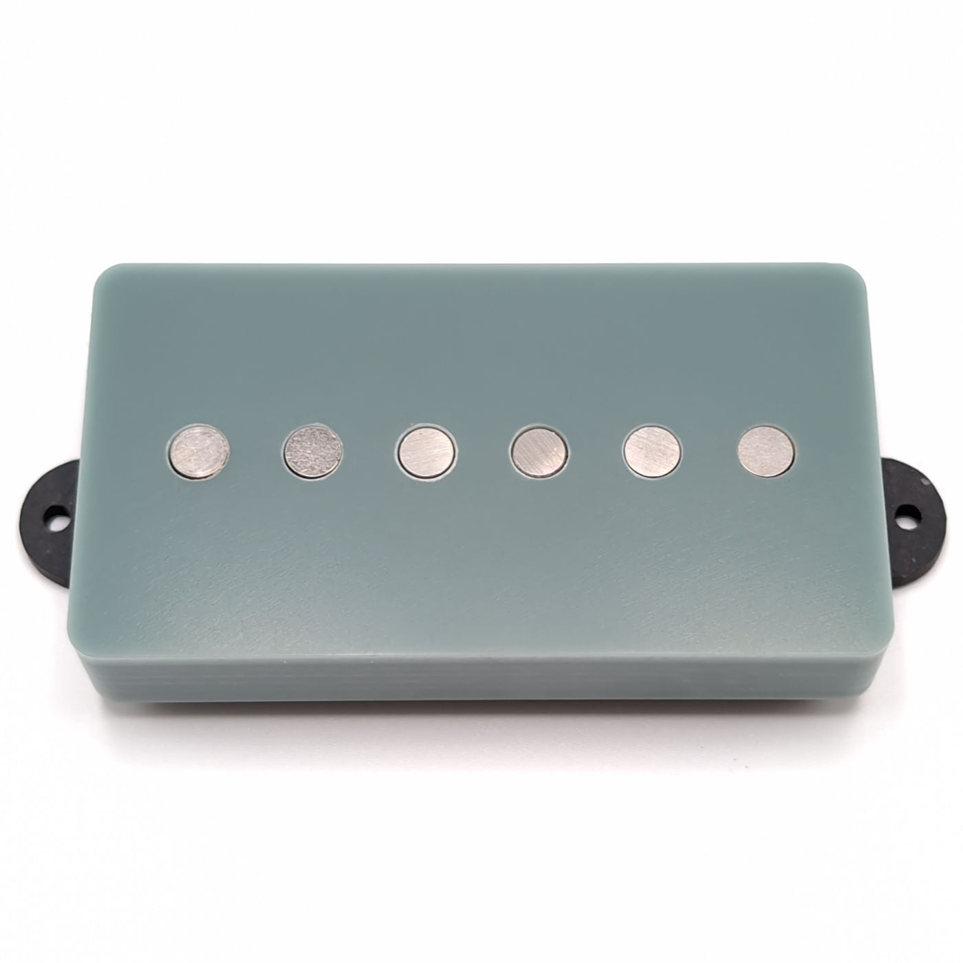 green pickup on a white background