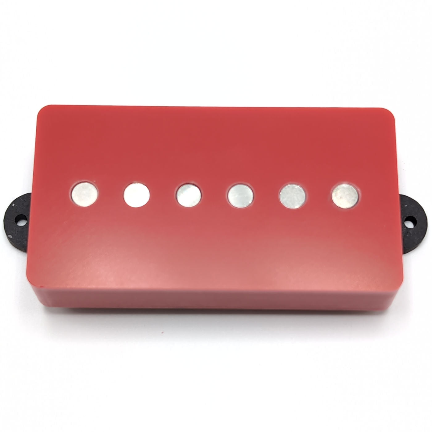 red pickup on a white background
